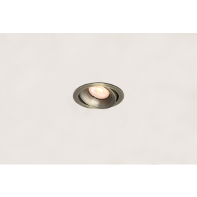 Artdelight Alice - inbouwspot - Ø 90 mm, Ø 83 mm inbouwmaat - antiek brons