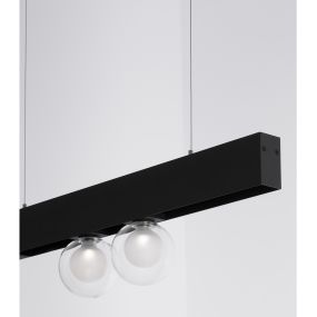 Nova Luce Karma - armatuur voor magnetisch profielsysteem - Ø 10 x 15 cm - 5W LED incl. - zwart