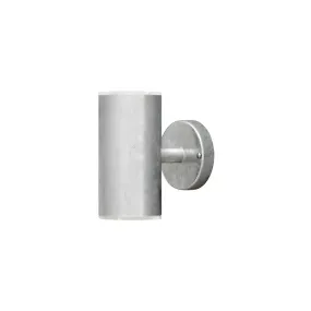 Konstsmide Ull - buiten wandlamp - 17,7 x 11,5 x 20 cm - zilver