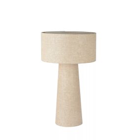 Lucide Leeroy - tafellamp - Ø 30 x 50 cm - taupe