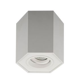 Zuma Line Polygon CL R - opbouwspot 1L - 12 x 12 cm - wit