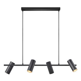 Nordlux Alanis - hanglamp - 15 x 90 x 200 - zwart