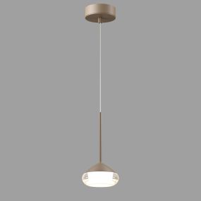 Artdelight Phoenix - hanglamp - Ø 11,6 x 8,2 cm - 7W dimbare LED incl. - champagne