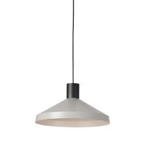 Faro Kombo - hanglamp - Ø 40 x 20.5 cm - grijs en zwart