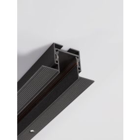 Nova Luce Planet 03 - trimless verzonken magnetisch profiel - 200 x 6,5 x 3,9 cm - zandzwart