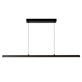 Lucide Sigma - hanglamp - 147,7 x 8,2 x 150 cm - 36W dimbare LED incl. - zwart