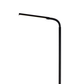 Lucide Gilly - staanlamp - 153 cm - 5W LED incl. - zwart