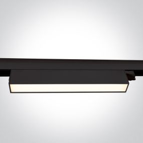 ONE Light Linear Box Lights - spoor licht - 32,4 x 3,8 x 5,5 cm - 24W LED incl. - zwart