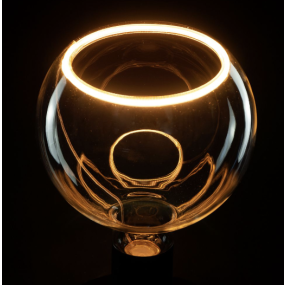 Segula LED lamp - Floating Globe - Ø 15 x 18,5 cm - E27 - 4,5W dimbaar - 2200K - transparant