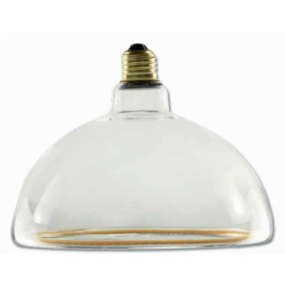 Segula LED lamp - Floating Bowl - Ø 20 x 15 cm - E27 - 6,2W dimbaar - dim to warm 2000 tot 2700K - transparant