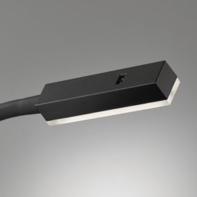 Fischer & Honsel Raik - wandverlichting met gebarencontrole - 4 x 4 x 57 cm - 5W LED incl. - mat zwart