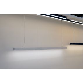Lichtkoning Line - hanglamp - 178 x 5,3 x 5,3 cm - 51W LED incl. - wit
