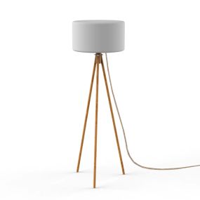 New Garden Chloe - buiten vloerlamp - Ø 45 x 140 cm - 7W dimbare LED incl. - IP65 - wit