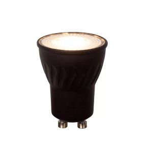 Lucide LED-spot - Ø 3,5 x 4,6 cm - GU10 (mini) - 3,8W dimbaar - 2700K - zwart