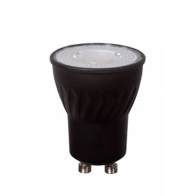 Lucide LED-spot - Ø 3,5 x 4,6 cm - GU10 (mini) - 3,8W dimbaar - 2700K - zwart