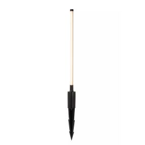 Lucide Lornex - grondspot op piek - Ø 4,9 x 58 cm - 6W LED incl. - IP54 - zwart