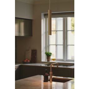 Nordlux Vico - hanglamp - Ø 12,5 x 150 cm - beige