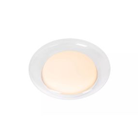 Lucide Sketes - plafondlamp - Ø 35,2 x 8,5 cm - 18W dimbare LED incl. - wit