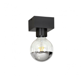 Emibig Pluto - opbouwspot - 10 x 10 x 9,5 - zwart