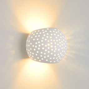 Lucide Gipsy - wandverlichting - 15 x 13 x 12,8 cm - wit