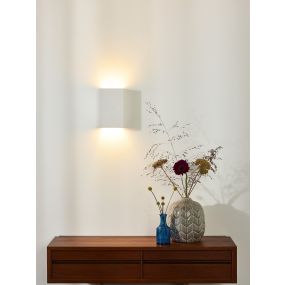 Lucide Gipsy - wandverlichting - 11 x 7 x 18 cm - wit