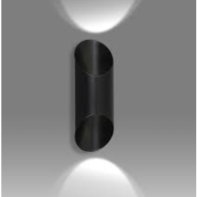 Emibig Gimp - wandverlichting -10 x 14 x 30 cm - zwart