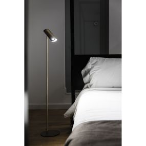 Faro Link - staanlamp - 110 x 22 x 20 cm - brons