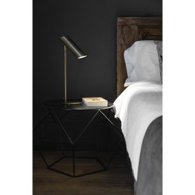Faro Link - tafellamp - 22 x 15 x 46 cm - brons
