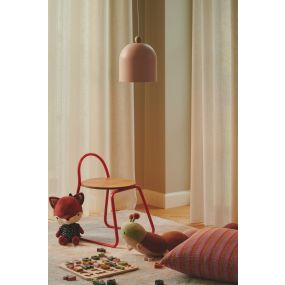 Nordlux Gaston - hanglamp - Ø 20 x 200 cm - poeder roze