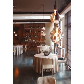 Daylight Italia Bumped LED lamp - Ø 16,5 x 30 cm - E27 - 5W dimbaar - 1800K - amber