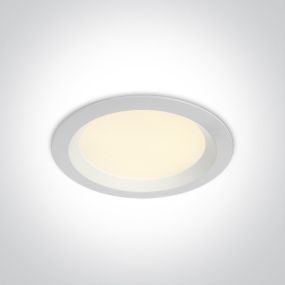 ONE Light UGR19 CCT V Range - inbouw plafondverlichting - Ø 135 x 48 mm - 13W LED incl. - IP44 - wit