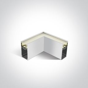 ONE Light LED Linear Accessories - hoek voor 38150A en 38151A - 8W LED incl. - wit - witte lichtkleur