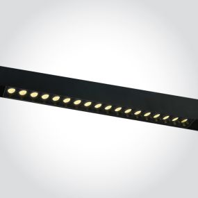 ONE Light magnetisch railsysteem MINI & MIDI - linear - railspot - 36,7 x 2,4 x 2,9 cm - 18W LED incl. - zwart