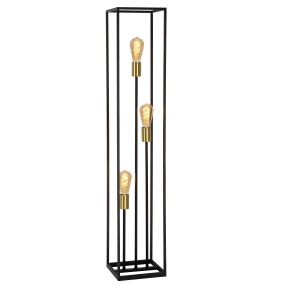 Lucide Ruben - staanlamp - 120 cm - zwart