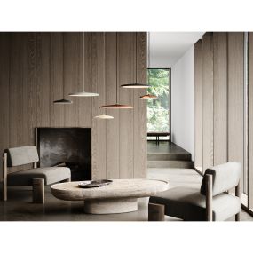 Design for the People Artist 25 - hanglamp - Ø 25 x 314,2 cm - 14W dimbare LED incl. - koper