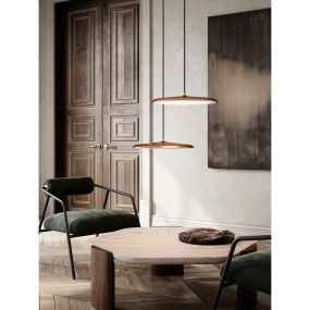 Design for the People Artist 40 - hanglamp - Ø 40 x 314,2 cm - 24W dimbare LED incl. - koper
