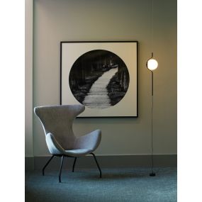 Faro Le Vita - hanglamp - Ø 14 x 308 cm - 6W LED incl. - mat zwart
