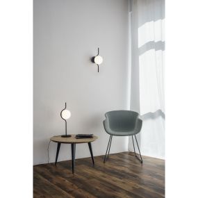 Faro Le Vita - wandverlichting - 14 x 19 x 40 cm - 6W LED incl. - mat zwart