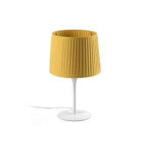 Faro Samba - tafellamp - Ø 21,5 x 44,5 cm - geel en wit
