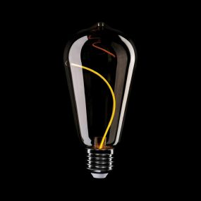 Creative Cables LED filament lamp Magnetic - Ø 6,4 x 14,9 cm - E27 - 2,2W - 1800K - gerookt