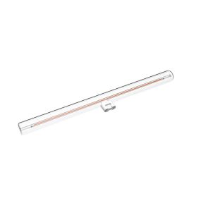 Daylight Italia LED lamp - Linea clear - Ø 3 x 50 cm - S14d - 7W dimbaar - 2700K - transparant