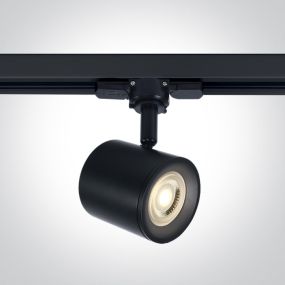 ONE Light GU10 Track Spots - rail spot - 3-fase railsysteem - Ø 7 x 9,6 cm - zwart