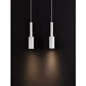 Nova Luce Joy - hanglamp - 30 x 200 cm - 14W LED incl. - zandwit
