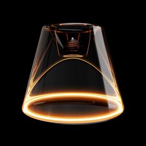 Creative Cables LED lamp Ghost Cone - Ø 19 x 15 cm - E27 - 6W - 1900K - gerookt