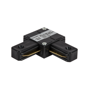 Elmark rail accessoires - L connector - 1 fase railsysteem - zwart