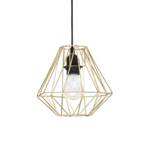Nova Luce Isabella - hanglamp - Ø 23 x 140 cm - messing