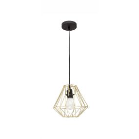 Nova Luce Isabella - hanglamp - Ø 23 x 140 cm - messing
