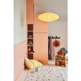 Nordlux Villo - papieren lampenkap zonder pendel - Ø 60 x 24 cm - geel