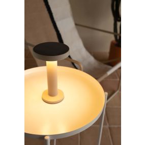 Faro Cairo - tuinpaal - Ø 16 x 35 cm - 2W LED incl. - IP44 - zand