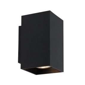Zuma Line Sandy WL Square Next - wandverlichting - 8 x 10 x 14 cm - zwart